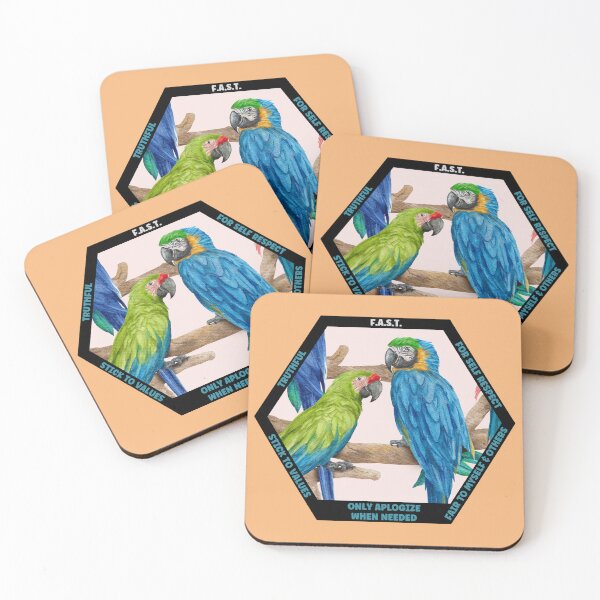 Item preview, Clever Parrot Collection: Interpersonal Effectiveness. FAST component of the GIVE FAST skills prompt. designed and sold by Orianah.