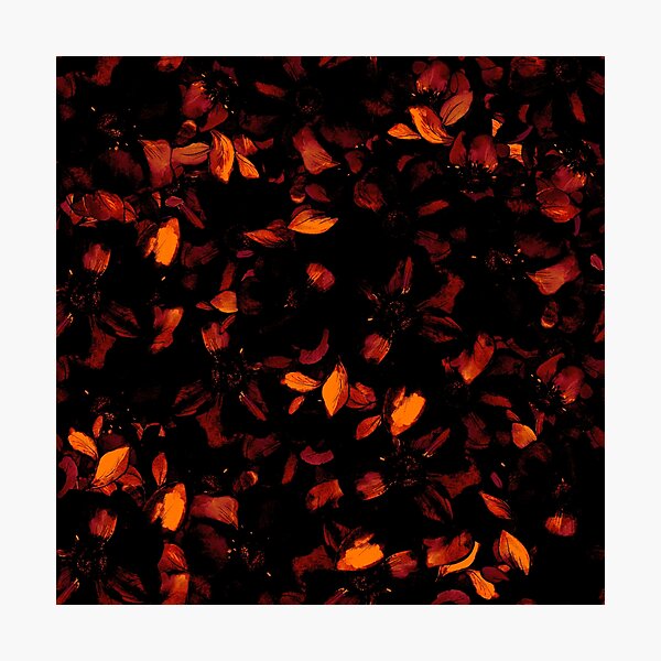 Item preview, Lots of flowers in the dark B 1 designed and sold by WzoryOzdobne.