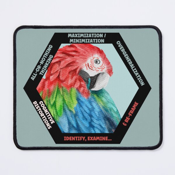 Item preview, Clever Parrot Collection: Emotion Regulation DBT skills practice. Cognitive Distortions. designed and sold by Orianah.