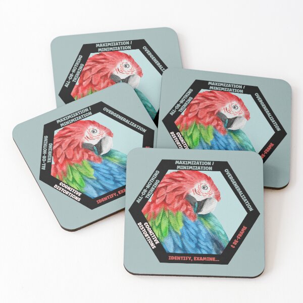Item preview, Clever Parrot Collection: Emotion Regulation DBT skills practice. Cognitive Distortions. designed and sold by Orianah.