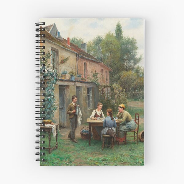 Item preview, Coffee in the Garden | Daniel Ridgway Knight | Farmhouse Art designed and sold by CJET.