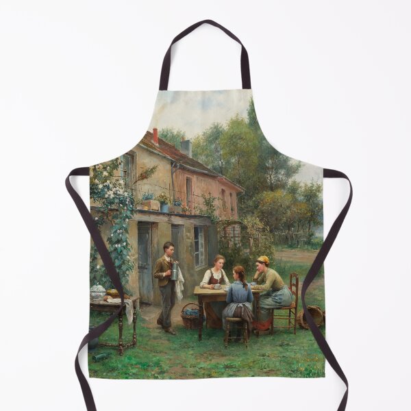 Item preview, Coffee in the Garden | Daniel Ridgway Knight | Farmhouse Art designed and sold by CJET.