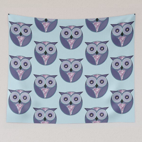 Item preview, Patchwork Owl, fantasy art  designed and sold by LoneAngel.
