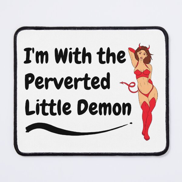 Item preview, Swinger Lifestyle I'm With the Perverted Little Demon - Red Demon designed and sold by swingersshop.