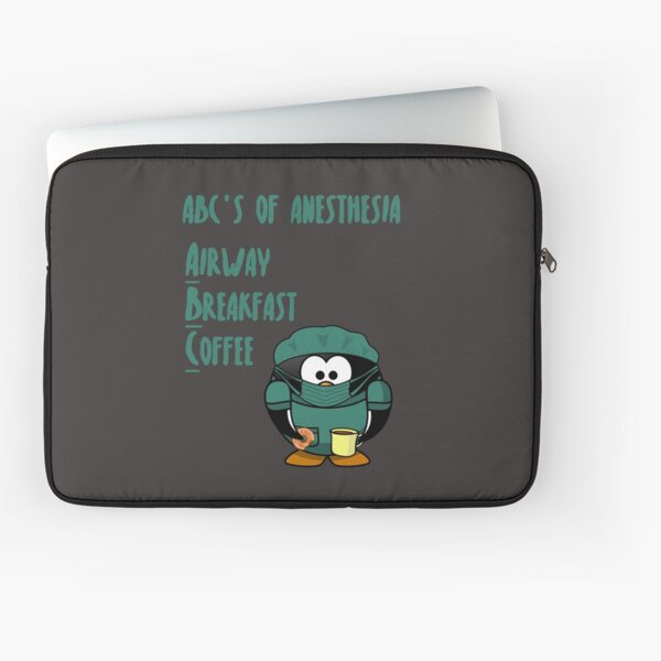ABCs of Anesthesia Laptop Sleeve