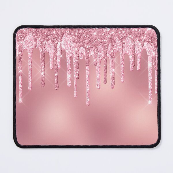 Item preview, Pink Rose Dripping Glitter  designed and sold by TrendyGlitter.