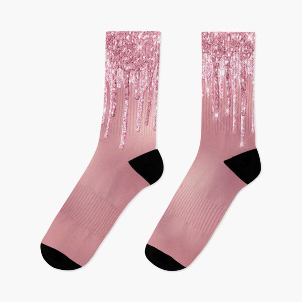 Item preview, Pink Rose Dripping Glitter  designed and sold by TrendyGlitter.