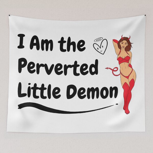 Item preview, Swinger Lifestyle I Am the Perverted Little Demon - Red Demon designed and sold by swingersshop.