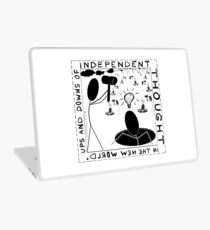 Ups and downs of independent thought Laptop Skin