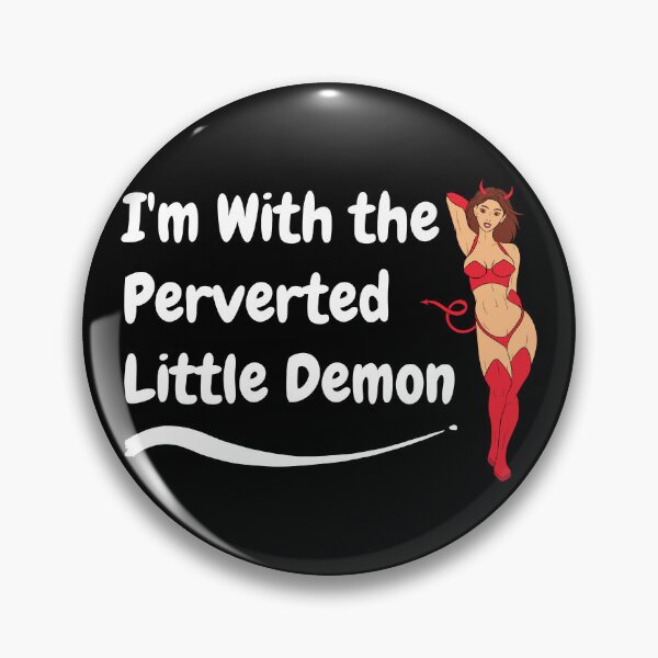 Item preview, Swinger Lifestyle I'm With the Perverted Little Demon - Red Demon For dark colors. designed and sold by swingersshop.