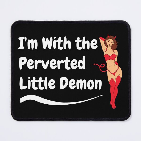 Item preview, Swinger Lifestyle I'm With the Perverted Little Demon - Red Demon For dark colors. designed and sold by swingersshop.