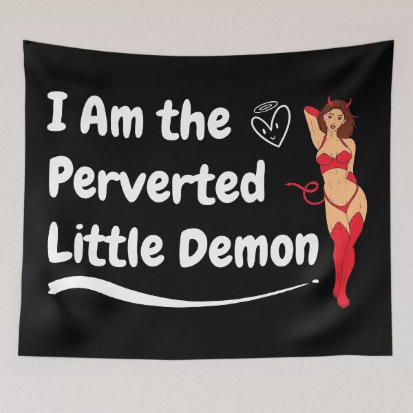 Item preview, Swinger Lifestyle I Am the Perverted Little Demon - Red Demon For dark colors designed and sold by swingersshop.
