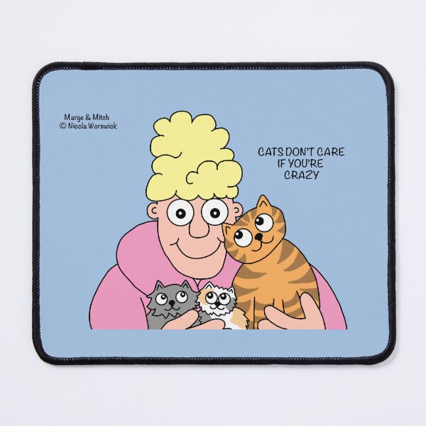Item preview, Cats don’t care if you’re crazy designed and sold by Scat the cat.
