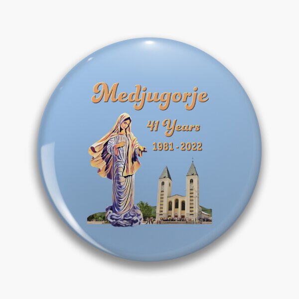 Item preview, Medjugorje Our Lady Queen of Peace 41 Years  designed and sold by Brasilia.