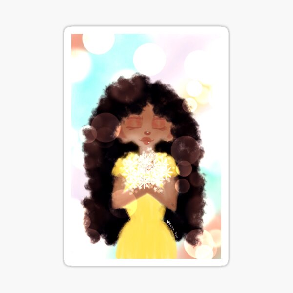 Curly Girl, Soft and Sweet Sticker