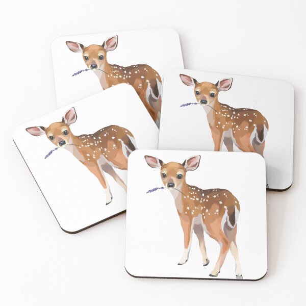Item preview, Baby Deer Print designed and sold by yumasartstudio.