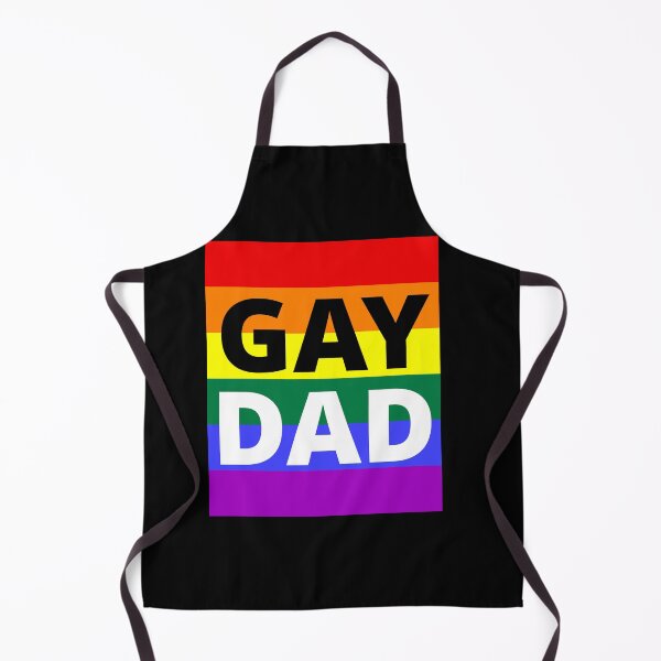 Item preview, Gay Dad on rainbow background designed and sold by uniqueitems.