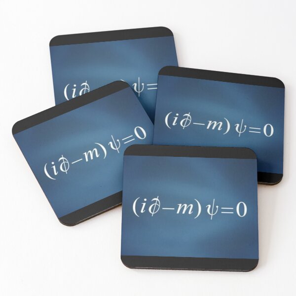 Item preview, Ecuacion De Dirac hermosas camisetas de matemáticas y ciencias para Geek, azul Póster designed and sold by KhodjaDesings.