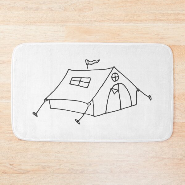Item preview, Hand drawn Camping Outdoor Tent designed and sold by Islanr.