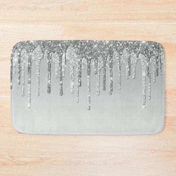 Item preview, Silver Dripping Glitter  designed and sold by TrendyGlitter.