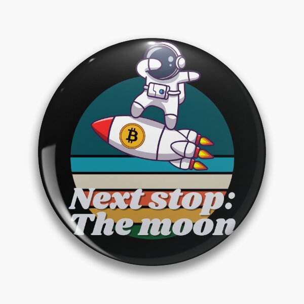 Item preview, Fun Retro Crypto Astronaut | Crypto Lover Gift  | Fun Bitcoin  designed and sold by DevlynnDesigns.