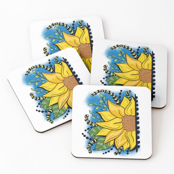 Item preview, Sunflower And Bee Beads designed and sold by missmann.