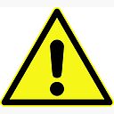 Warning Sign Exclamation Mark In Yellow Triangle Poster By 2monthsoff Redbubble