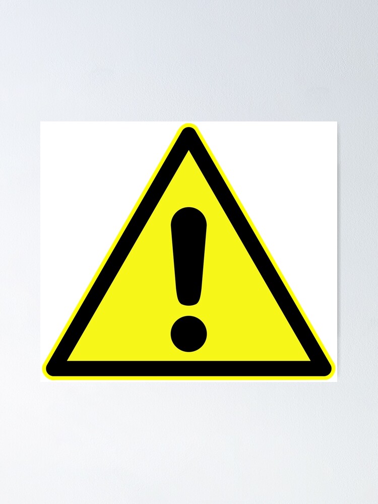 triangle warning sign in skype with picture