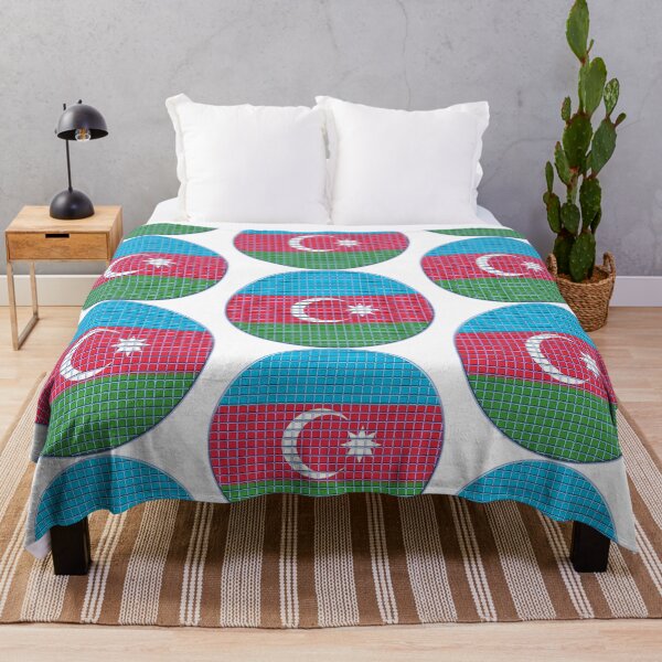 Item preview, Azerbaijan Flag Rounded - Squares Pixel designed and sold by MoonElite.