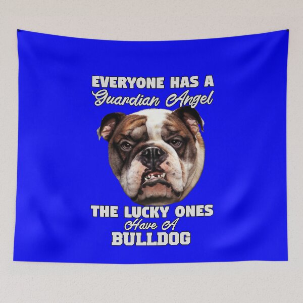 Item preview, Bulldogs Pet Owners Everyone Has A Guardian Angel  designed and sold by fantasticdesign.