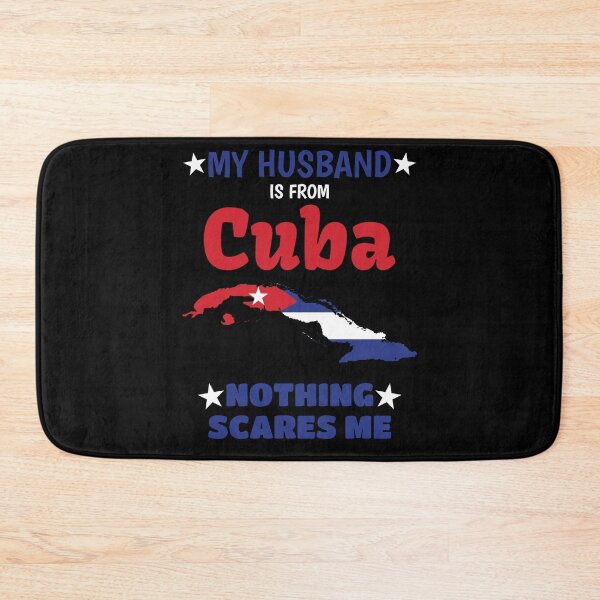 Aperçu de l'œuvre Mon mari vient de Cuba, rien ne me fait peur, mon mari est cubain créée et vendue par Jmgold87.
