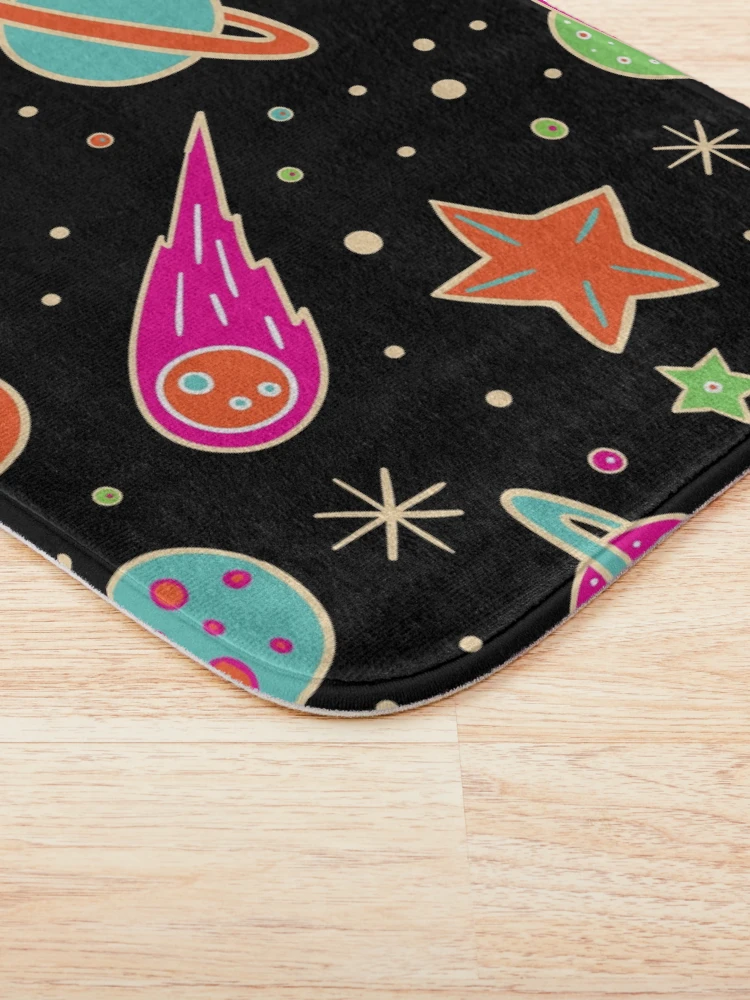 Thumbnail 3 of 6, Bath Mat, space pattern designed and sold by badretop.