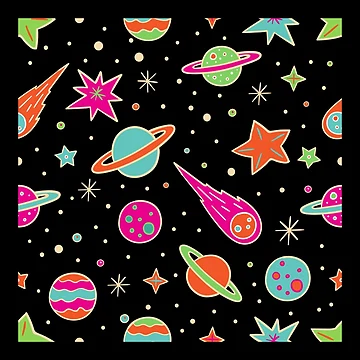 Artwork thumbnail, space pattern by badretop
