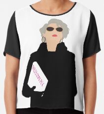 Miranda Priestly- The Devil Wears Prada Chiffon Top