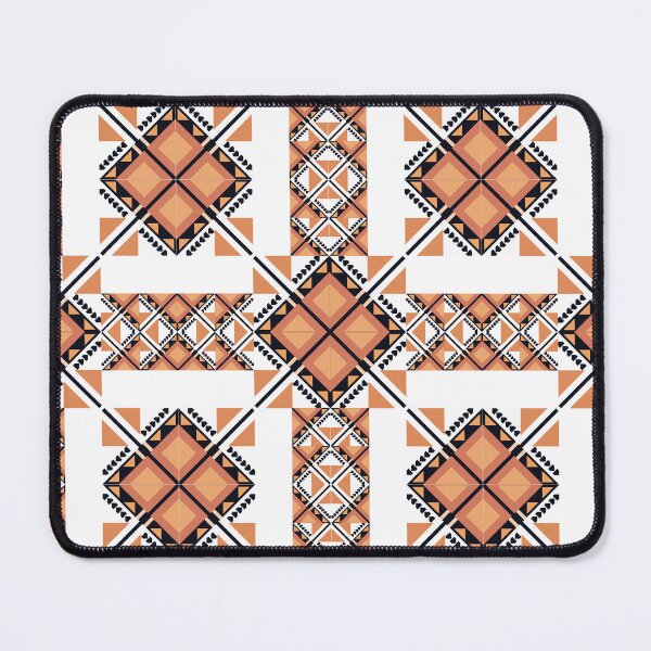 Item preview, Earth Tone Square Infinity in Fabric Seamless Pattern designed and sold by MyMemoriesArts.