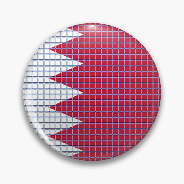 Item preview, Bahrain Flag Rounded - Squares Pixel  designed and sold by MoonElite.