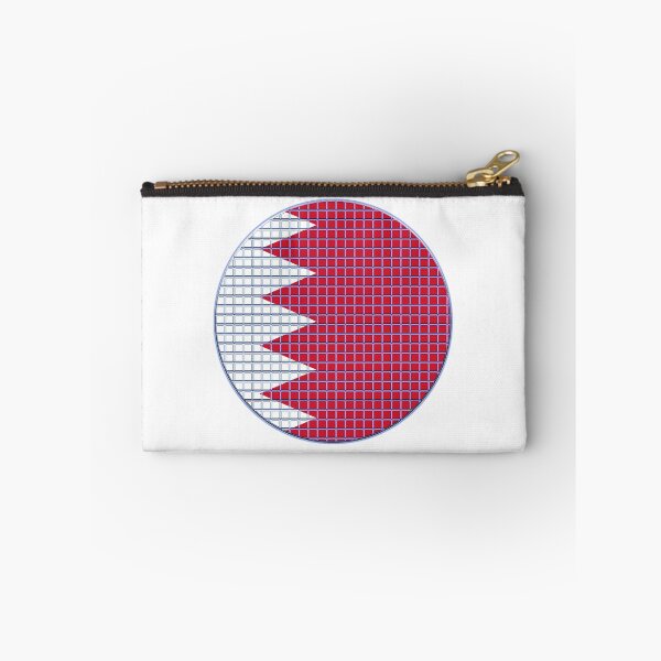Item preview, Bahrain Flag Rounded - Squares Pixel  designed and sold by MoonElite.