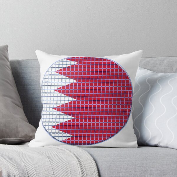 Item preview, Bahrain Flag Rounded - Squares Pixel  designed and sold by MoonElite.