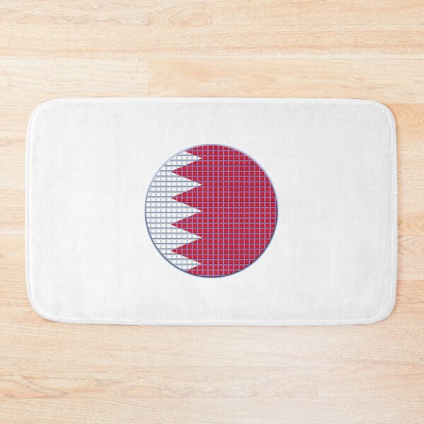 Item preview, Bahrain Flag Rounded - Squares Pixel  designed and sold by MoonElite.
