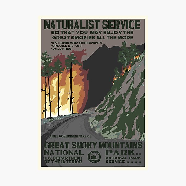 National Parks 2050: Great Smoky Photographic Print