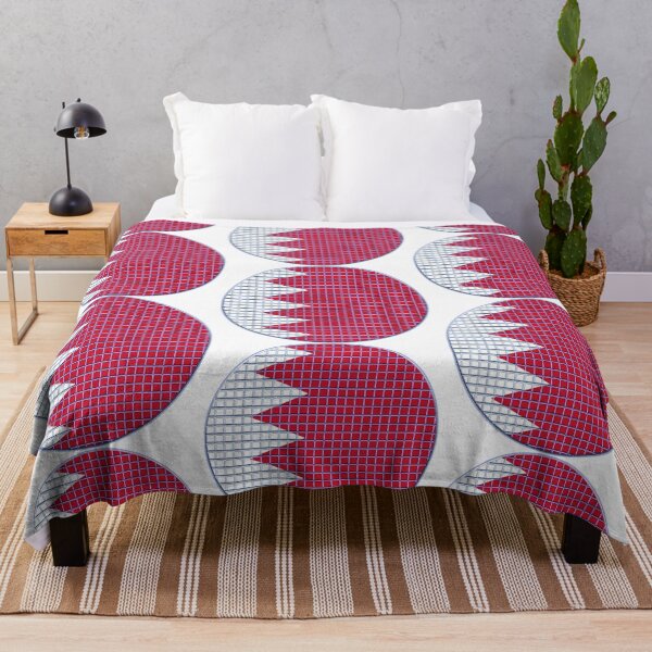 Item preview, Bahrain Flag Rounded - Squares Pixel  designed and sold by MoonElite.
