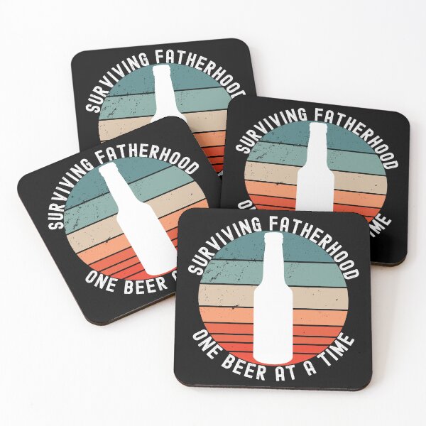 Item preview, Surviving Fatherhood One Beer At A Time. Funny Dad Life Quote. designed and sold by That Cheeky Tee.