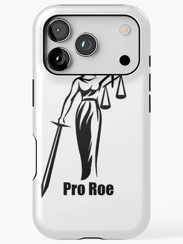 Thumbnail 1 of 4, iPhone Case, Lady Justice Pro Roe designed and sold by BookwormSticker.