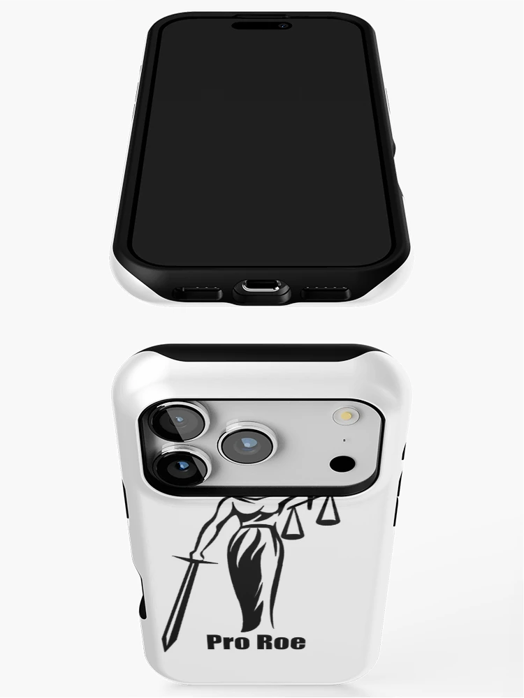 Thumbnail 3 of 4, iPhone Case, Lady Justice Pro Roe designed and sold by BookwormSticker.