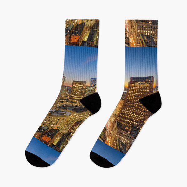 Item preview, Boston, Massachusetts, Golden Cityscape designed and sold by newburyboutique.