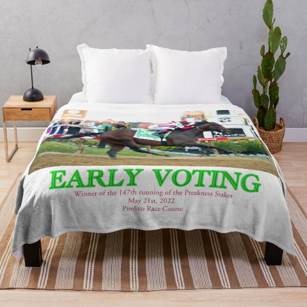 Item preview, Early Voting - 2022 Preakness Stakes Winner - Classic Horseracing designed and sold by TrillheadsStore.
