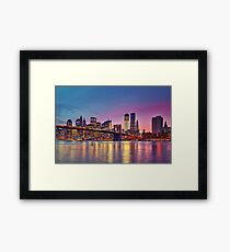 NEW YORK Framed Print