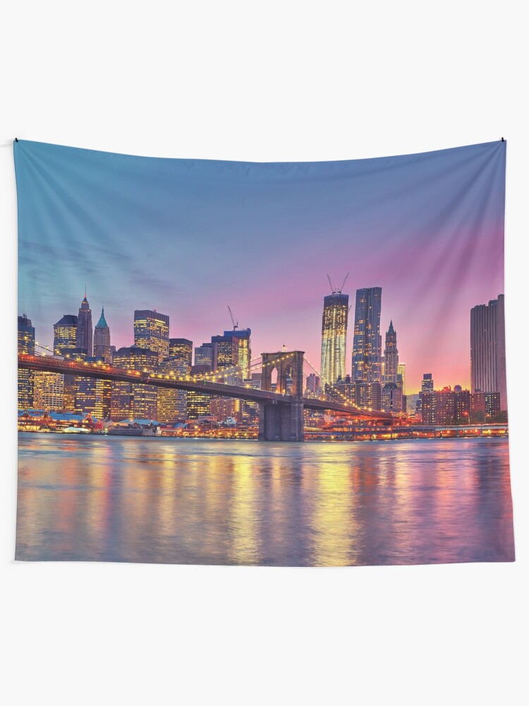 "NEW YORK" Tapestry by millenium1964  Redbubble