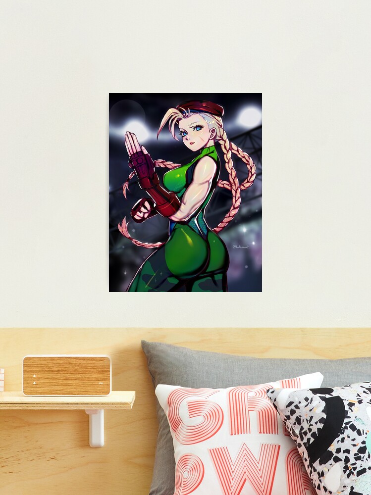 Cammy Street Fighter 2 Canvas Wrap Wall Art Game Room 