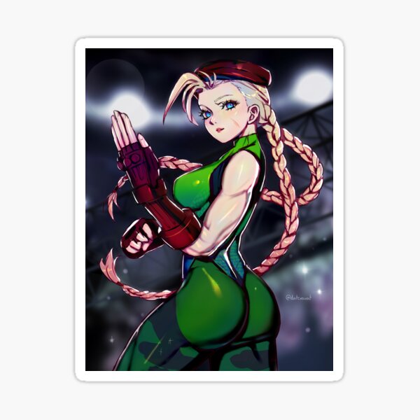 Street Fighter: Cammy Vinyl Sticker -  Denmark